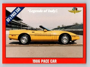 1992 Collegiate Collection Legends of Indy #53 1986 Pace Car - Picture 1 of 2