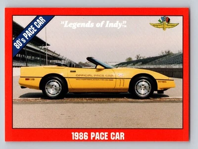 1992 Collegiate Collection Legends of Indy #53 1986 Pace Car - Image 1 of 2