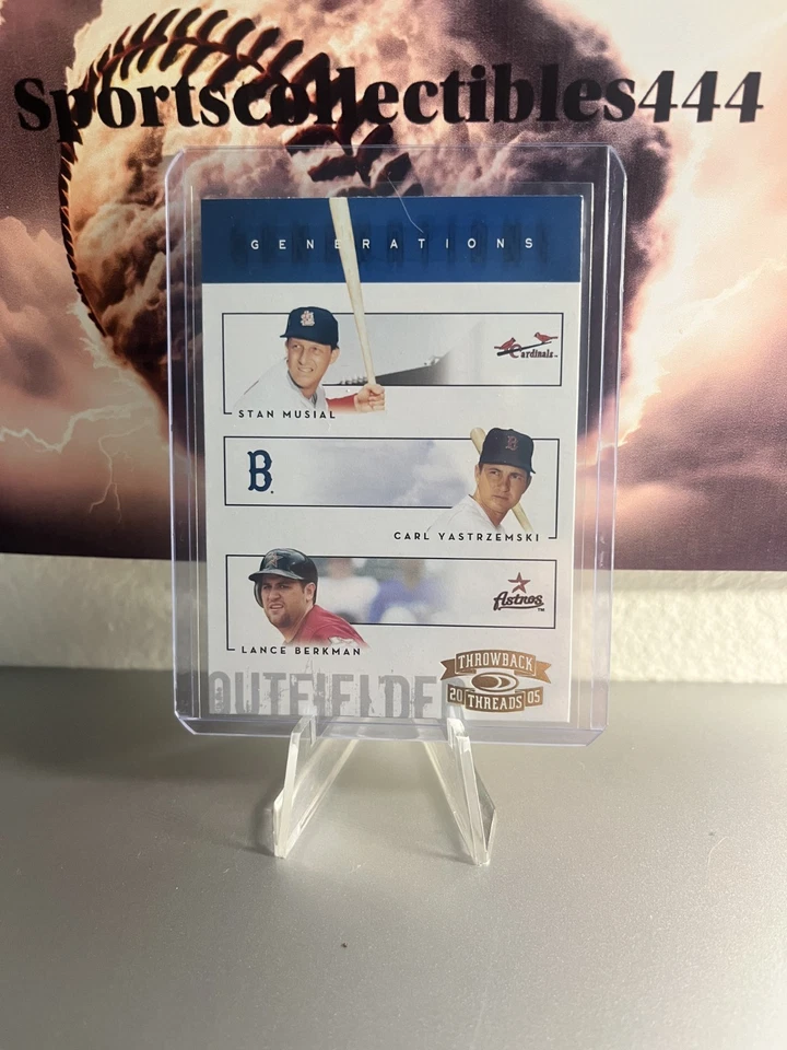 Stan Musial 2005 Donruss Throwback Threads Generations Ins St. Louis Cardinals Foto 1 de 1