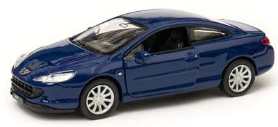 Coche Welly Peugeot 407 cupé púrpura escala 1:34 1:39 4,5 pulgadas EE. UU. ARANCELES PAGADOS Foto 1 de 4