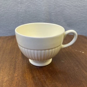 Wedgwood Edme Footed Cups Off-White Ribbed No Trim 2 1/2 Inch Tall - Picture 1 of 5