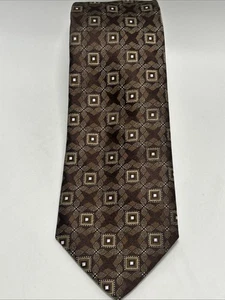 New Joseph Jos A Bank Tie Men’s Neck Tie Brown MSRP $79.50 100% Silk NWT - Picture 1 of 11