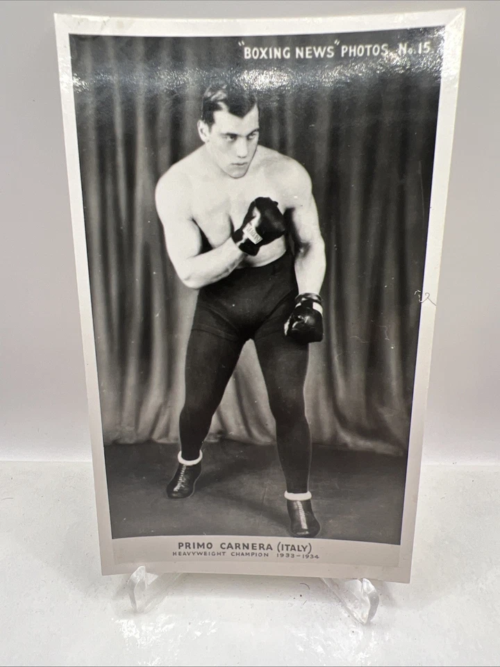 1940-70 Boxing News Photos #15 Primo Carnera - Image 1 of 2