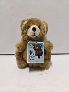 Oso de peluche vintage Pot Belly animal de peluche marrón Daekor 6" 1979 - Imagen 1 de 8