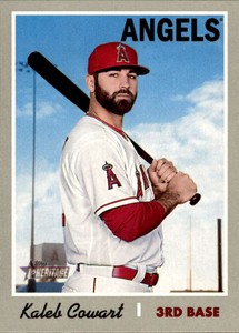 2019 Topps Heritage #228 Kaleb Cowart Angels