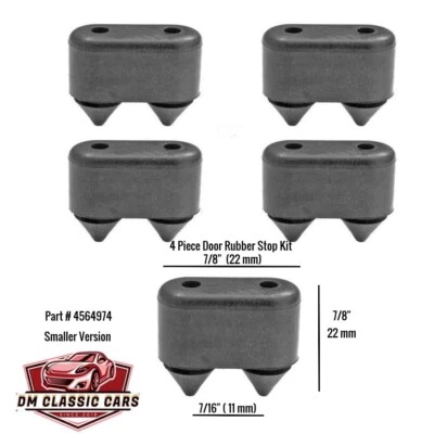 DOOR BUMPERS 4 GM 67 -87 EL CAMINO CAMARO MONTE CARLO 76-02 CAMARO GS - Image 1 of 3