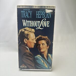 Without Love (VHS, 1991) Spencer Tracy, Katharine Hepburn