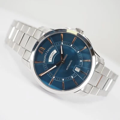 MAURICE LACROIX PONTOS AX25510 DAY-DATE AUTOMATIK BOX&PAPIERE AUS 06/2021 - Bild 1 von 4