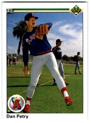 Dan Petry 1990 Upper Deck #690 California Angels - Image 1 of 2