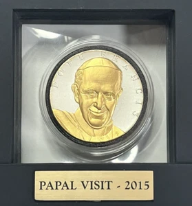 Pope Francis 2015 Papal Visit Washinton DC High Relief 2oz .999 Silver Medal - Picture 1 of 5