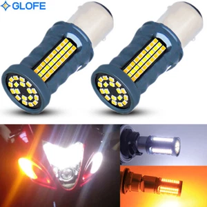 126-SMD Switchback LED Turn Signal Light DRL Bulbs For Suzuki Hayabusa 1999-2019 - Picture 1 of 10