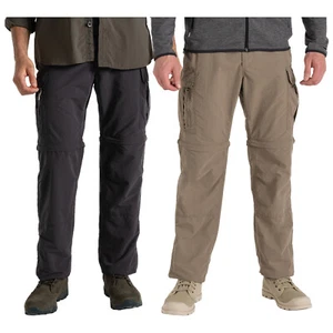 Pantalones cortos convertibles Craghoppers para hombre NosiLife Cargo III con cremallera en la rodilla - Imagen 1 de 9