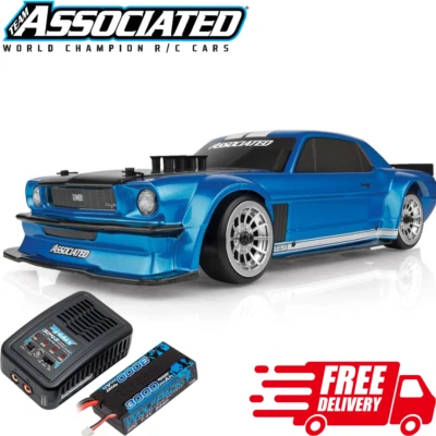 Team Associated DC10 Drift Car RTR Combo 1/10 2wd Brushless RC Racing Mustang - Image 1 of 4