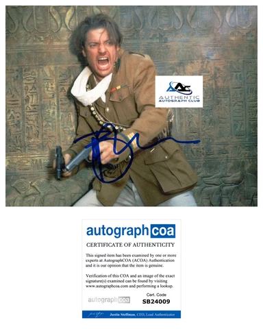BRENDAN FRASER AUTOGRAPH SIGNED 8X10 PHOTO THE MUMMY ACOA Cover