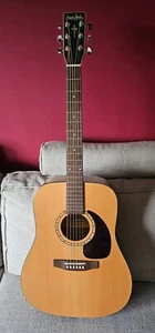 Guitare acoustique Simon & Patrick Woodland Cedar avec housse et 2 accessoires - Afbeelding 1 van 7