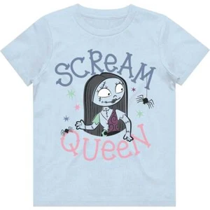 Disney Kids Girls T-Shirt: The Nightmare Before Christmas Scream Queen - Picture 1 of 4