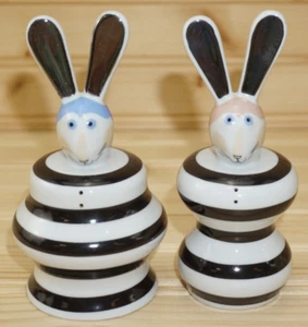 Villeroy & Boch Animal Park Rabbits Salt & Pepper Shaker SET  (S12) - Picture 1 of 8