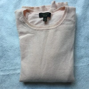 Charter Club Luxury 100% Cashmere Long Sleeve Sweater, Women's L (Light Pink) - Picture 1 of 7