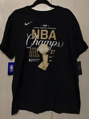Nike LA Lakers 2020 NBA Finals Champions Ring 17X Champions Tee Los Angelos Foto 1 de 4