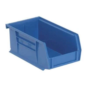 Quantum Storage Systems Hang & Stack Storage Bin, Polypropylene, Blue, QUS220BL - Picture 1 of 1