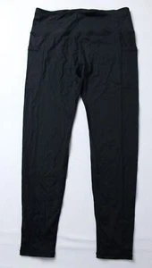 Alaskan Apparel Women's High Waist Hidden Pocket Leggings WR4 Black Size 3XL NWT - Picture 1 of 6