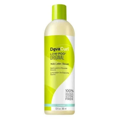 DevaCurl Low Poo Original Mild Leather Cleanser 12 oz - Image 1 of 2