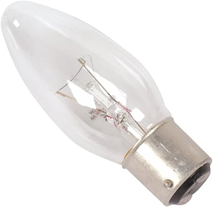 10 x Eveready 25W BC B22 Clear Candle Light Bulbs