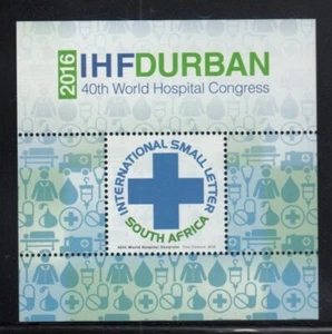 SOUTH AFRICA IHF Durban 40th World Hospital Congress MNH souvenir sheet - Picture 1 of 1