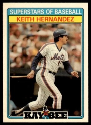 1987 Topps Kay-Bee Superstars of Baseball KEITH HERNANDEZ #17 Mets - Image 1 of 2