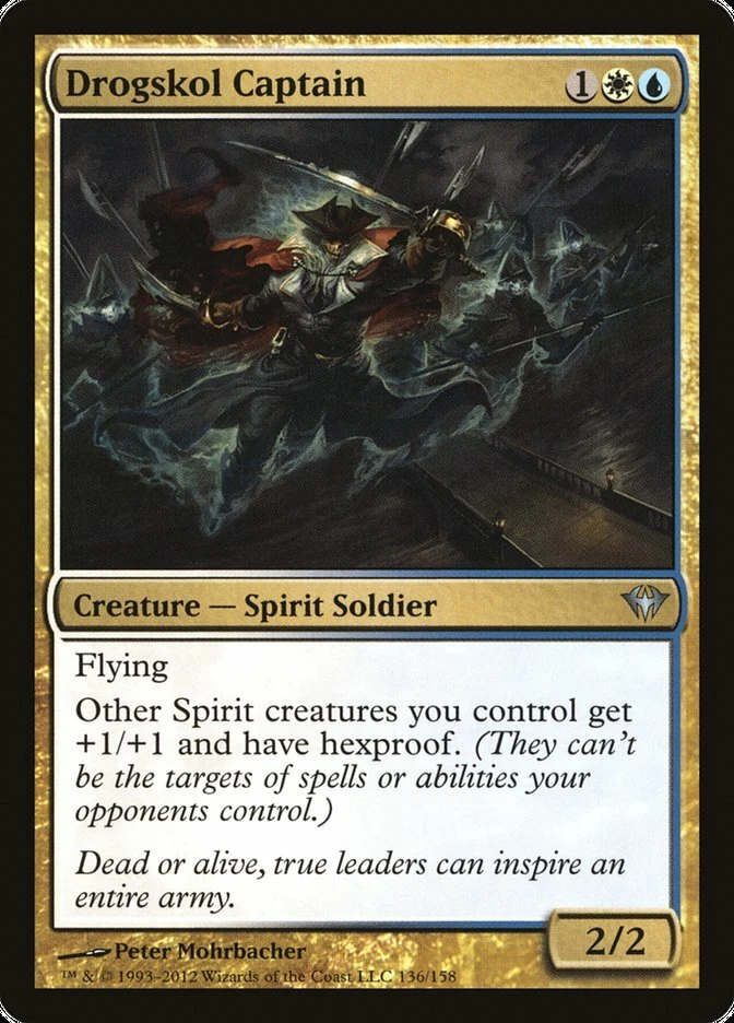 2x Drogskol Captain DKA MTG Dark Ascension #136 Magic English NM/Unplay UC card - Image 1 of 1