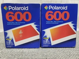 2 Polaroid 600 Instant Film Packs Photos - Expired 2003 - 40 Photos New in Box - Picture 1 of 5