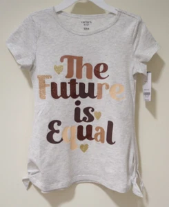 NWT Carter's The Future Is Equal Top Girl's Size 6/6X - Picture 1 of 1