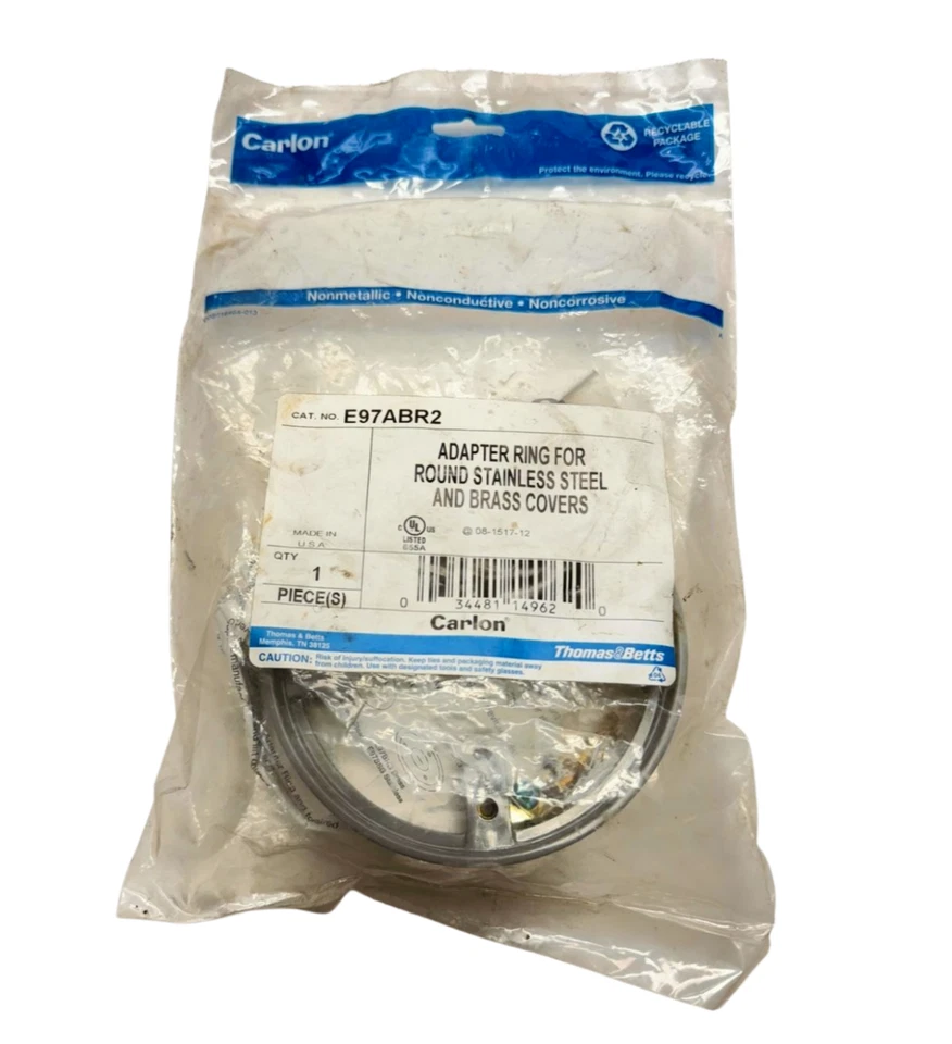 Carlon Adapter Ring for Round Brass Covers E97ABR2