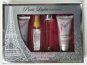 Paris Lights Platinum Limited Edition Parfum Body Lotion Shower Gel Gift Set - Picture 1 of 4