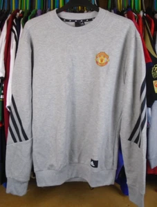 MANCHESTER UNITED 2021 Adidas FUSSBALL SOCCER SWEATSHIRT PULLOVER TOP SMALL ERWACHSENE - Bild 1 von 5