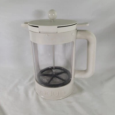Cafetera Bodum blanca prensa francesa 12 tazas 1,5 L grano hielo frío K11683 Foto 1 de 4