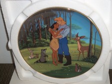 Bradford Exchange Love's Embrace Pocahontas Porcelain Collectors Plate