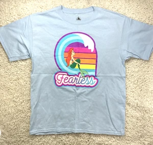 Disney Parks little mermaid Ariel Fearless Shirt Girls women xl - Picture 1 of 7