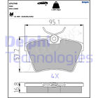 Delphi Disc Brake Pad Set For Opel Vauxhall Renault Nissan Fiat Vw Box 4414029