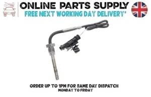 Exhaust Gas Temp Sensor For Vauxhall Combo MK 3 1.6 CTDi 2011 Onwards Brand New - Picture 1 of 12