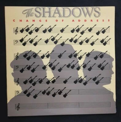 THE SHADOWS - 'Change Of Address' 12" Vinyl LP Record 1980 - Image 1 of 4