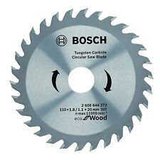 Bosch 2608644275 TCT Bois Scie Circulaire Lame , 125 x 20, 40 Dents, Eco Series