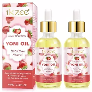 2 Pack IKZEE Yoni Oil for Women Ph Balance Feminine Oil Moisturizer New 05/2027 - Picture 1 of 5