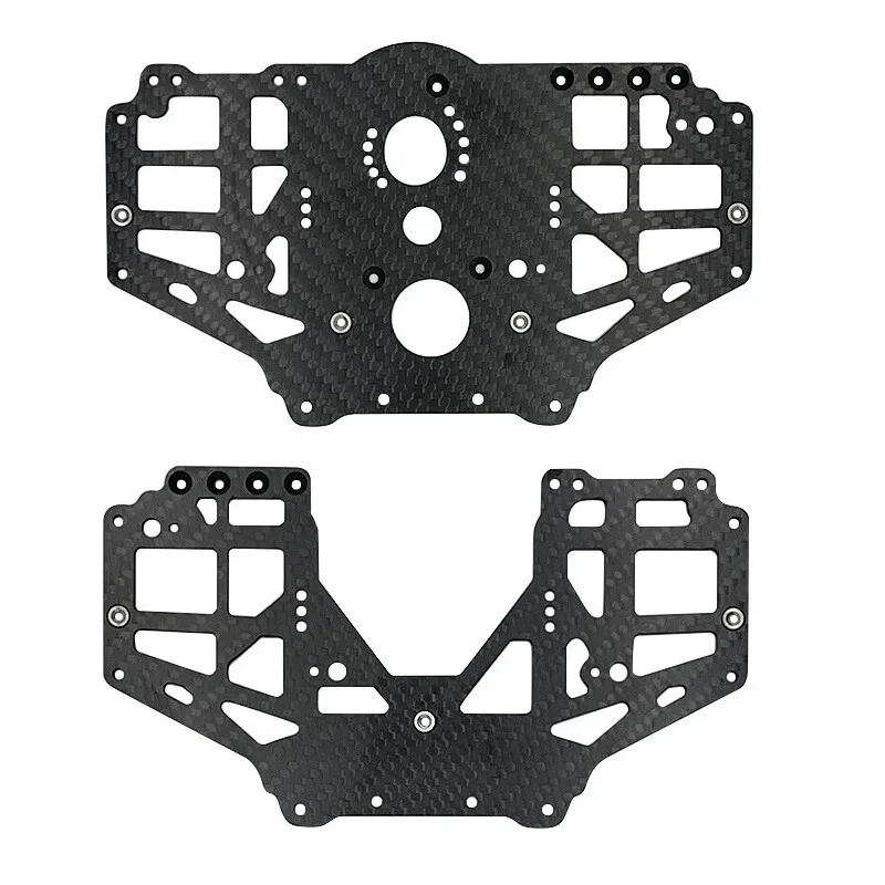 Carbon Fiber Center Gearbox Guard Plate for Losi LMT 4WD Solid Axle1/8 RC Car - Image 1 of 4