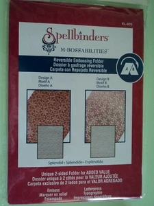 Spellbinders M-Bossabilities - EL005. 'Splendid ' (D52) - Picture 1 of 4