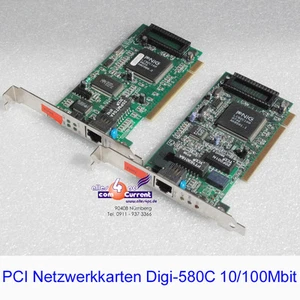 Lan Tarjeta de Red 10/100 DIGI-580C LINKSYS LC82C168 LNE100T DSL Internet - Imagen 1 de 1