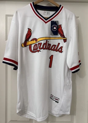 Домашняя футболка Оззи Смита 1982 St. Louis Cardinals к 30-летию размер 48 XL - Изображение 1 из 4