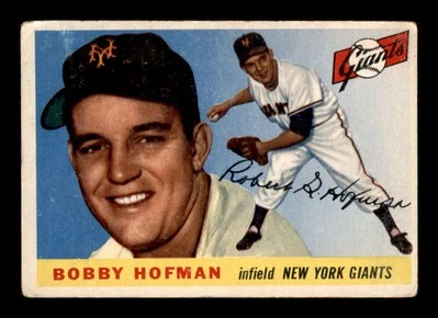 1955 Topps #17 Bobby Hofman   VG/VGEX X3382902 - Image 1 of 3