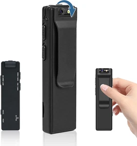 Body Kamera, Body Cam mit Audio- und Videoaufnahme, 1080P HD Wearable Mini POV - Bild 1 von 12