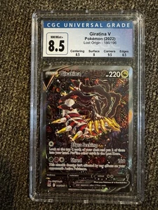 Giratina V  Lost Origin Full Alt Art #186 CGC 8.5 w/ Subgrades - Picture 1 of 2